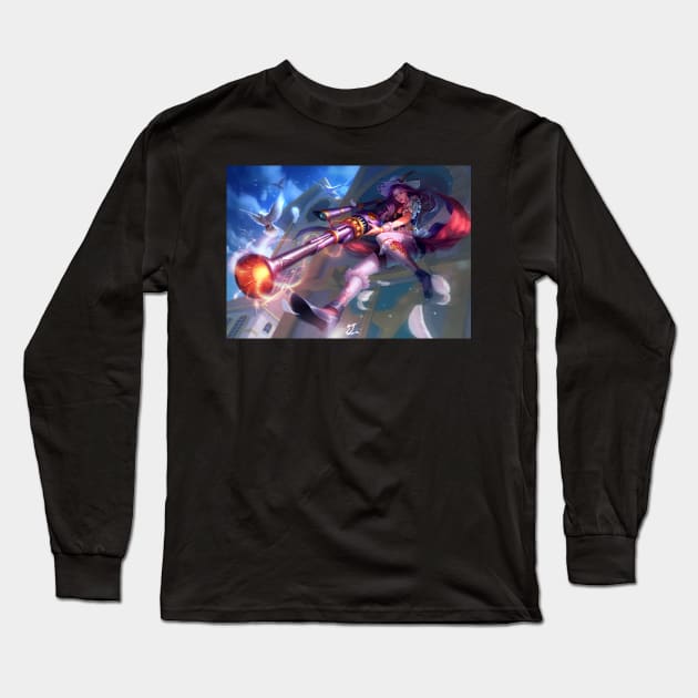 Sniper Long Sleeve T-Shirt by JerryLoh Art